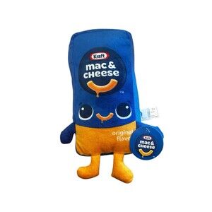 NWT Kraft Mac & Cheese Box 13.5 inch Stuffed Toy Fiesta Plush Doll 2023